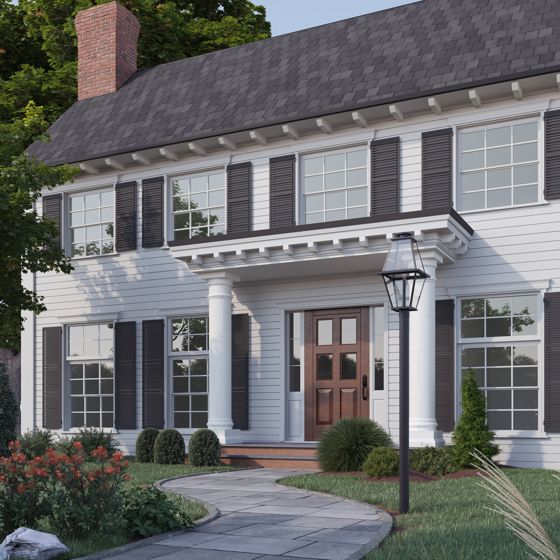 Bradshaw 1 Light 25.25 inch Textured Black Outdoor Post Lantern, Design Series