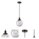 Edison Beacon LED 8 inch Oil Rubbed Bronze Mini Pendant Ceiling Light