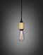 Heavy Metal LED 4.72 inch Brass Pendant Ceiling Light