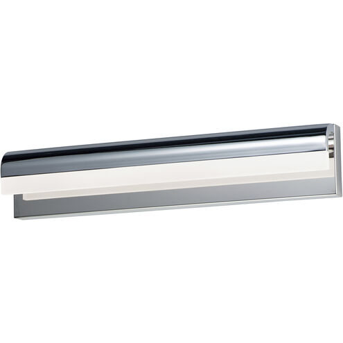 Waterfall LED 24 inch Polished Chrome Bath Vanity Light Wall Light