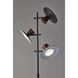 Elmore 67 inch 24.00 watt Black / Walnut Wood Tree Lamp Portable Light