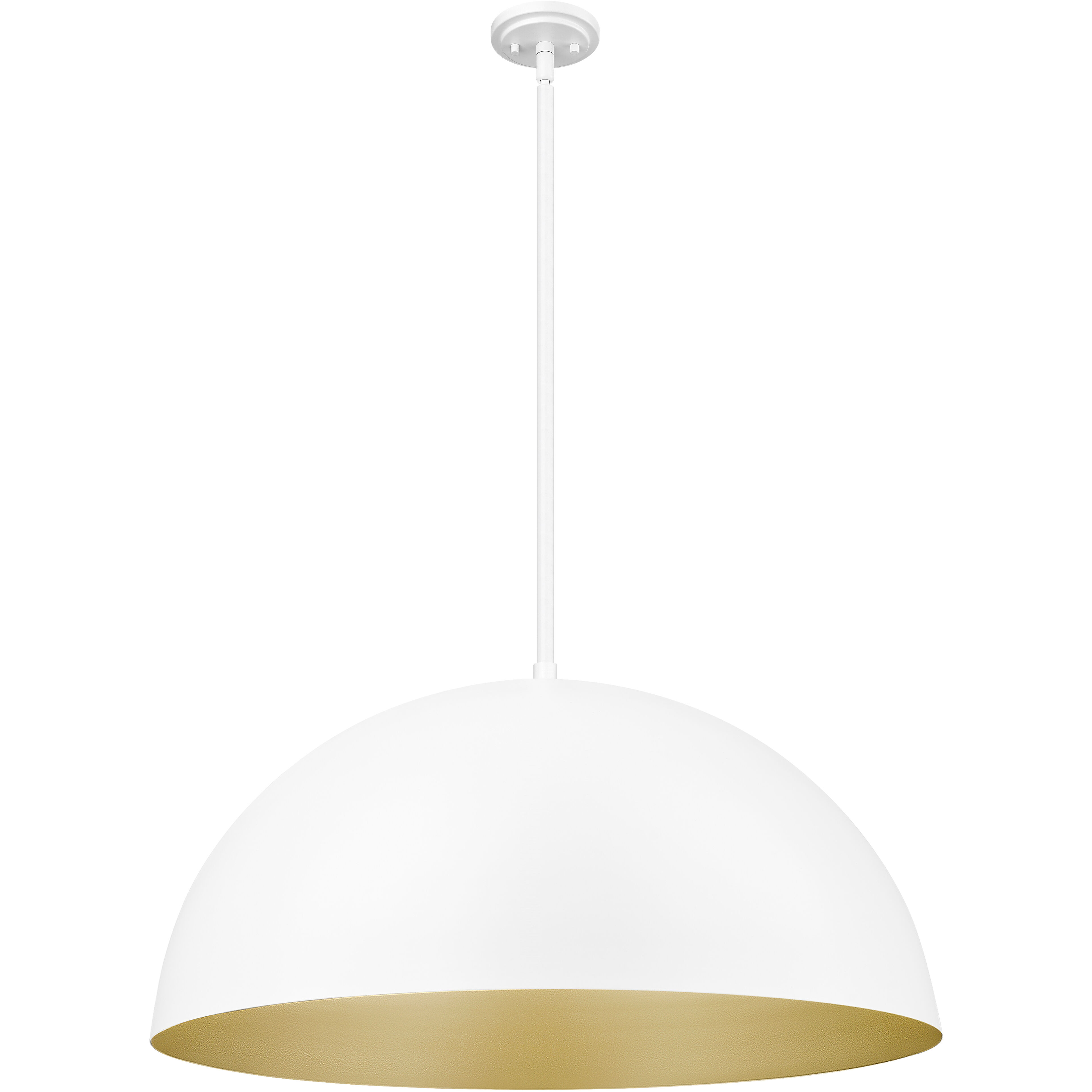Vega Pendant Ceiling Light in Matte White