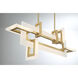Inizio LED 5.5 inch Gold Chandelier Ceiling Light