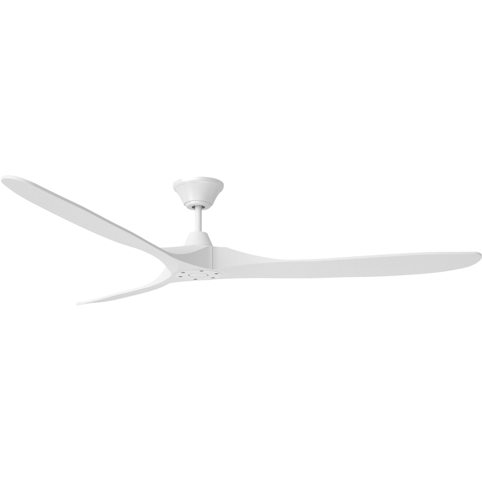 Maverick 70 inch Matte White Ceiling Fan