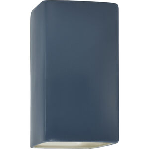 Ambiance LED 9.5 inch Midnight Sky Outdoor Wall Sconce in 1000 Lm LED, Midnight Sky/Matte White