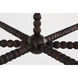 C&M by Chapman & Myers Fiona 6 Light 50 inch Aged Iron Chandelier Ceiling Light