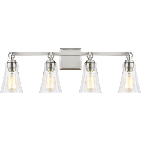 Sean Lavin Monterro 4 Light 30.25 inch Satin Nickel Vanity Light Wall Light