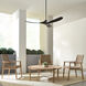 Maverick Coastal 60 inch Midnight Black with Midnight Black ASA Blades Ceiling Fan