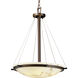 LumenAria 6 Light 27 inch Dark Bronze Pendant Ceiling Light in Incandescent