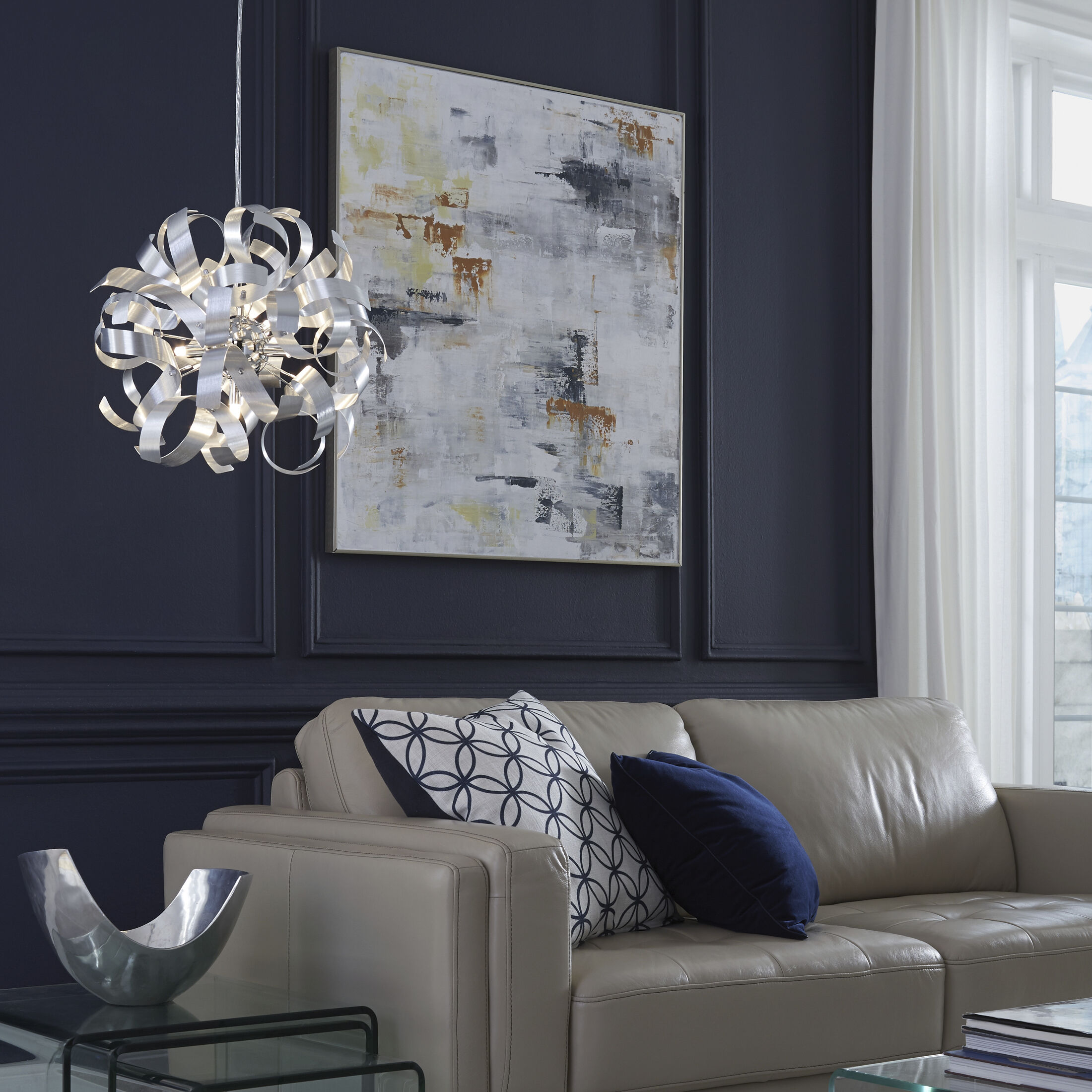 Ribbons 5 Light 17 inch Millenia Pendant Ceiling Light