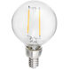 LumiGlo Cand. 2 watt 120v 2400 LED Bulb in Clear