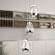 Artisan Collection/VENEZIA Series 7.5 inch Polished Chrome Pendant Ceiling Light