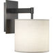 Echo 1 Light 8 inch Deep Patina Bronze Wall Sconce Wall Light