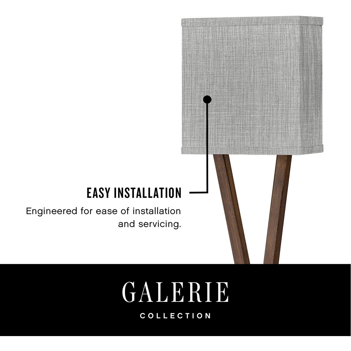 Galerie Vector LED 8 inch Walnut ADA Sconce Wall Light