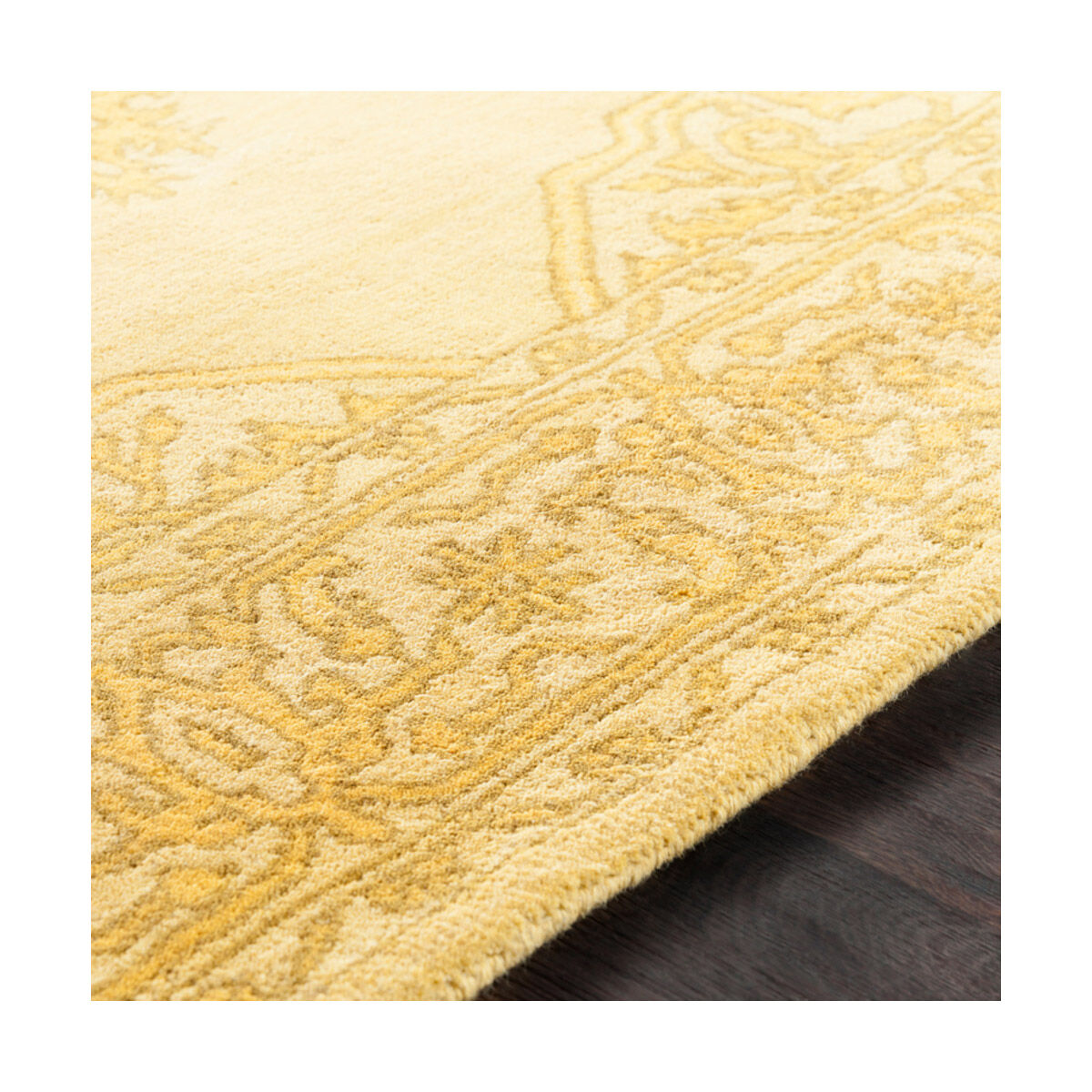 Middleton 72 X 48 inch Bright Yellow Indoor Area Rug, Rectangle