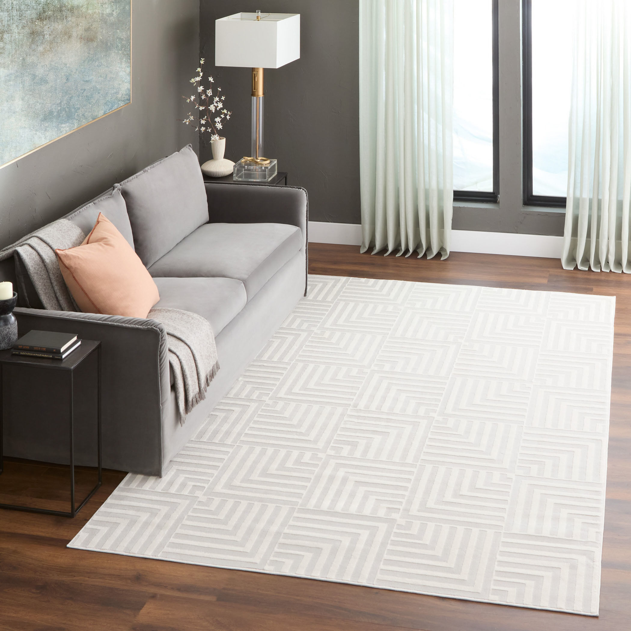 Brenta 114 X 79 inch Neutral Rug in 6 x 9