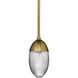 Whitworth 1 Light 6 inch Polished Brass Pendant Ceiling Light, Small