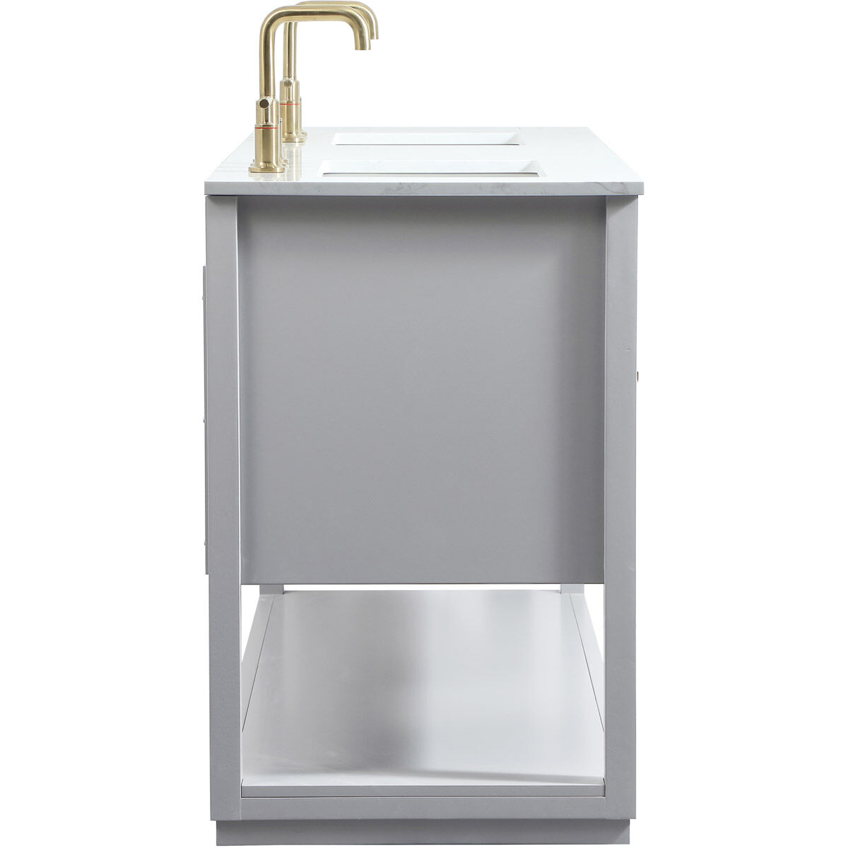 Larkin 60 X 22 X 34 inch Grey Vanity Sink Set