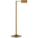 Ruxley 44.25 inch 25 watt Polished Antique Brass Floor Lamp Portable Light