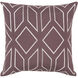 Skyline 18 inch Eggplant, Ivory Pillow Kit