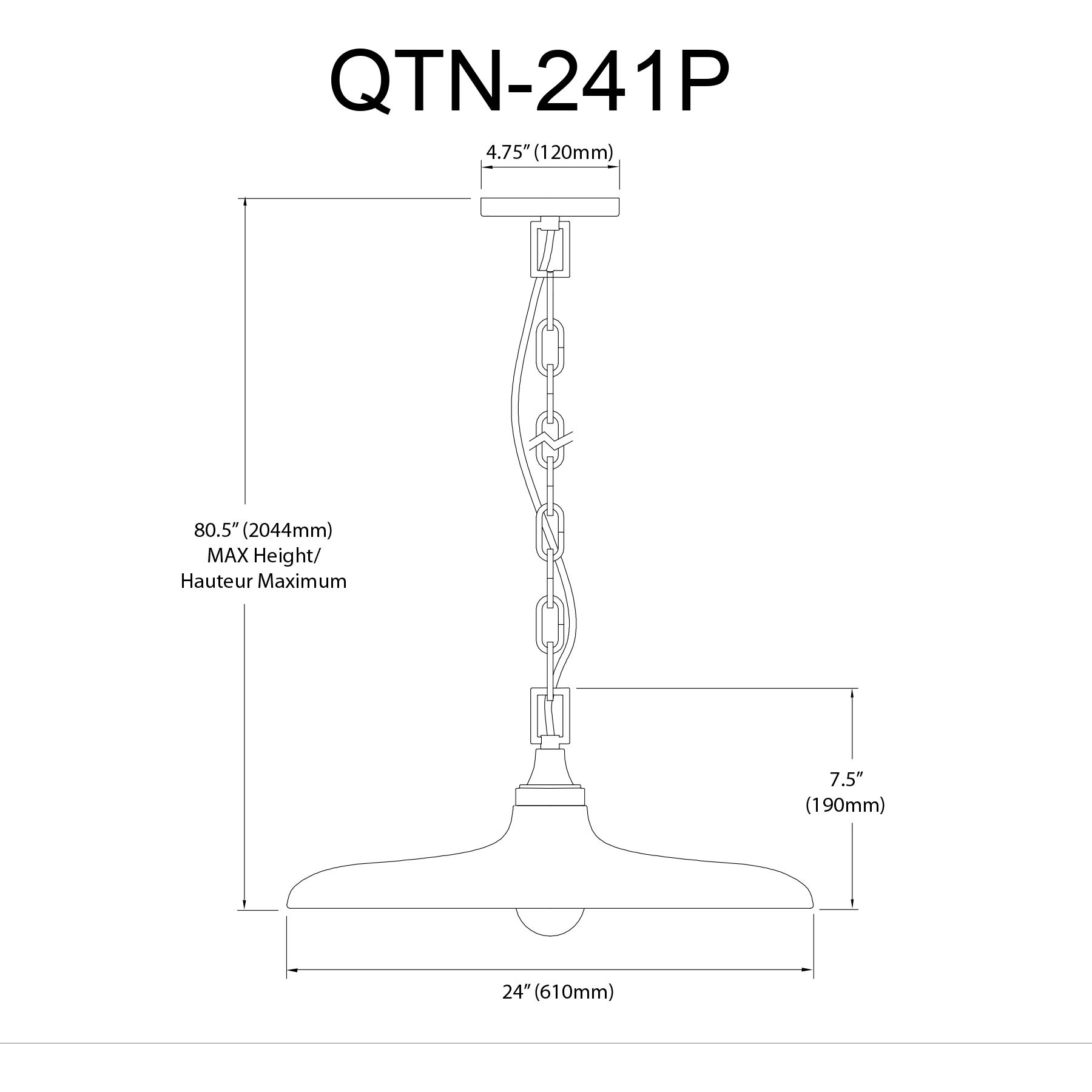 Quentin LED 24 inch Aged Brass Pendant Ceiling Light in Matte White/Gold