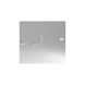Canada 3 Light 53 inch White Flush Mount Ceiling Light