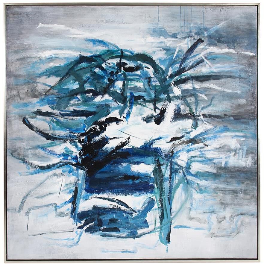 Anger Management 61.5 X 61.5 inch Hand Painted Canvas