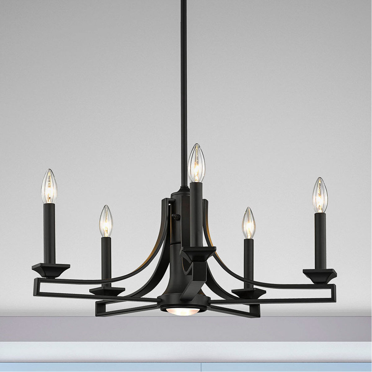 Trumbull 6 Light 24 inch Bronze Chandelier Ceiling Light