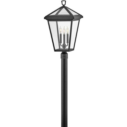 Estate Series Alford Place 26 inch Museum Black Outdoor Post Mount Lantern in Non-LED