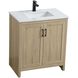Finnley 30 X 34 inch Mango Wood Bathroom Vanity Cabinet