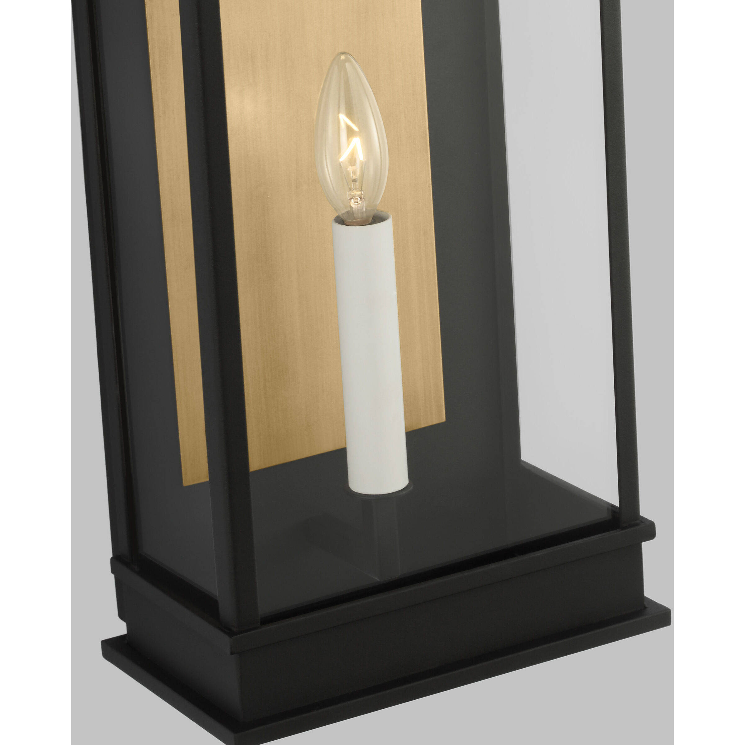 C&M by Chapman & Myers Cupertino 1 Light 10.25 inch Textured Black Outdoor Wall Lantern