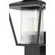 Gaul 1 Light 15 inch Black Outdoor Wall Sconce