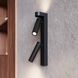 Haim LED 1.5 inch Textured Black ADA Wall Sconce Wall Light