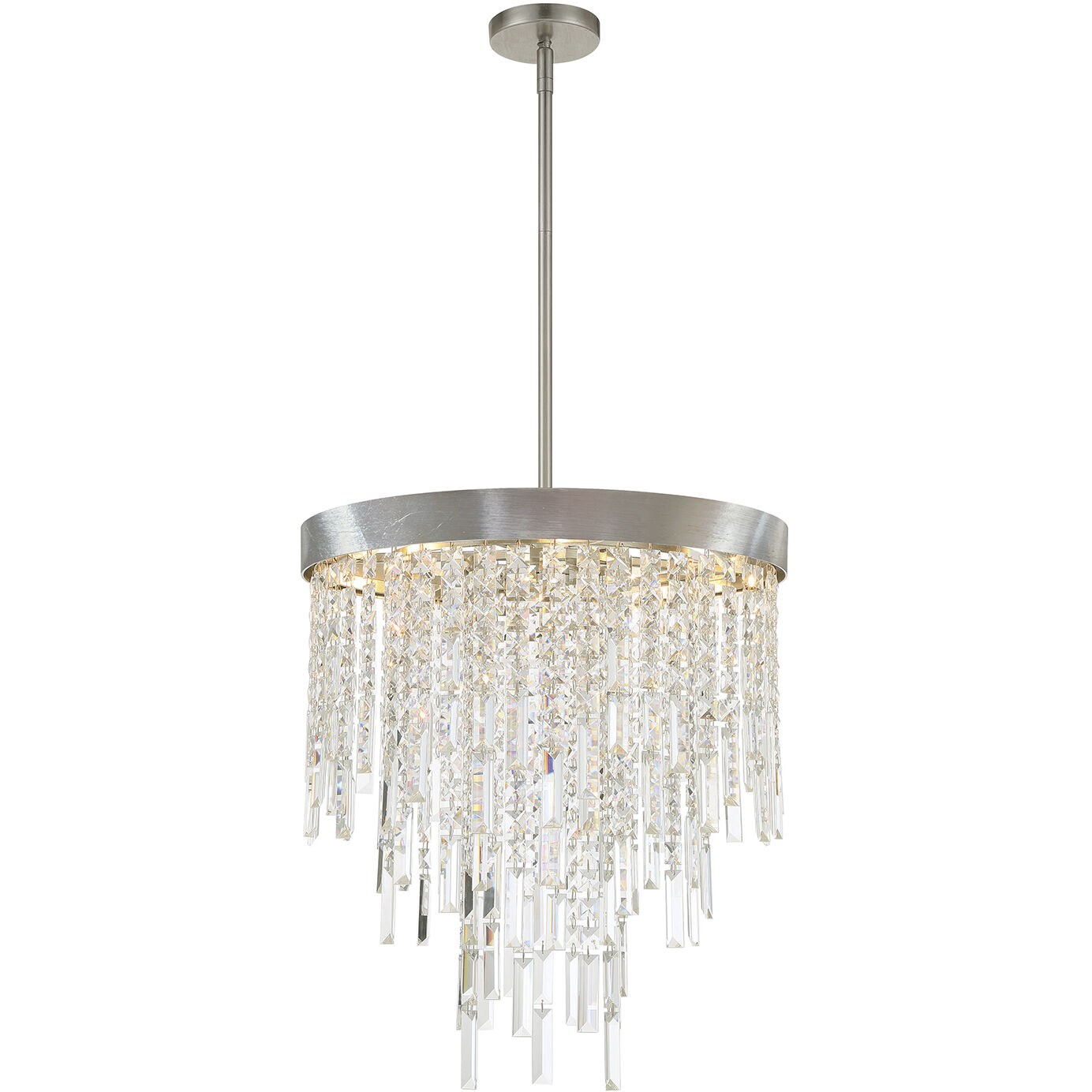 Winfield 5 Light 20 inch Antique Silver Chandelier Ceiling Light