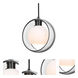 Mana LED Black Cord Pendant Ceiling Light