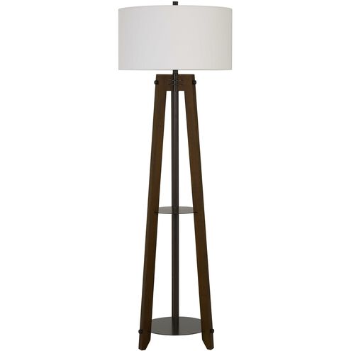 Bilzen 65 inch 150 watt Walnut Floor Lamp Portable Light, Tripod