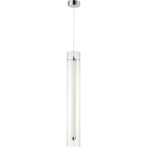 Centrum LED 5 inch Polished Chrome Single Pendant Ceiling Light