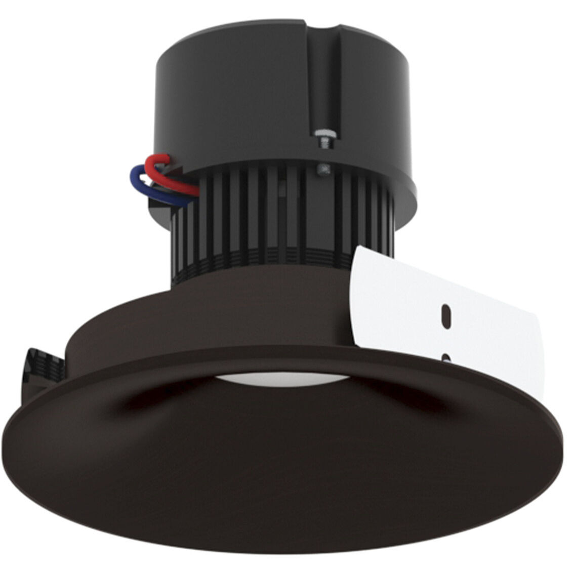 Pearl Bronze LED Round Bullnose Retrofit in 2700K, 4" Retrofit