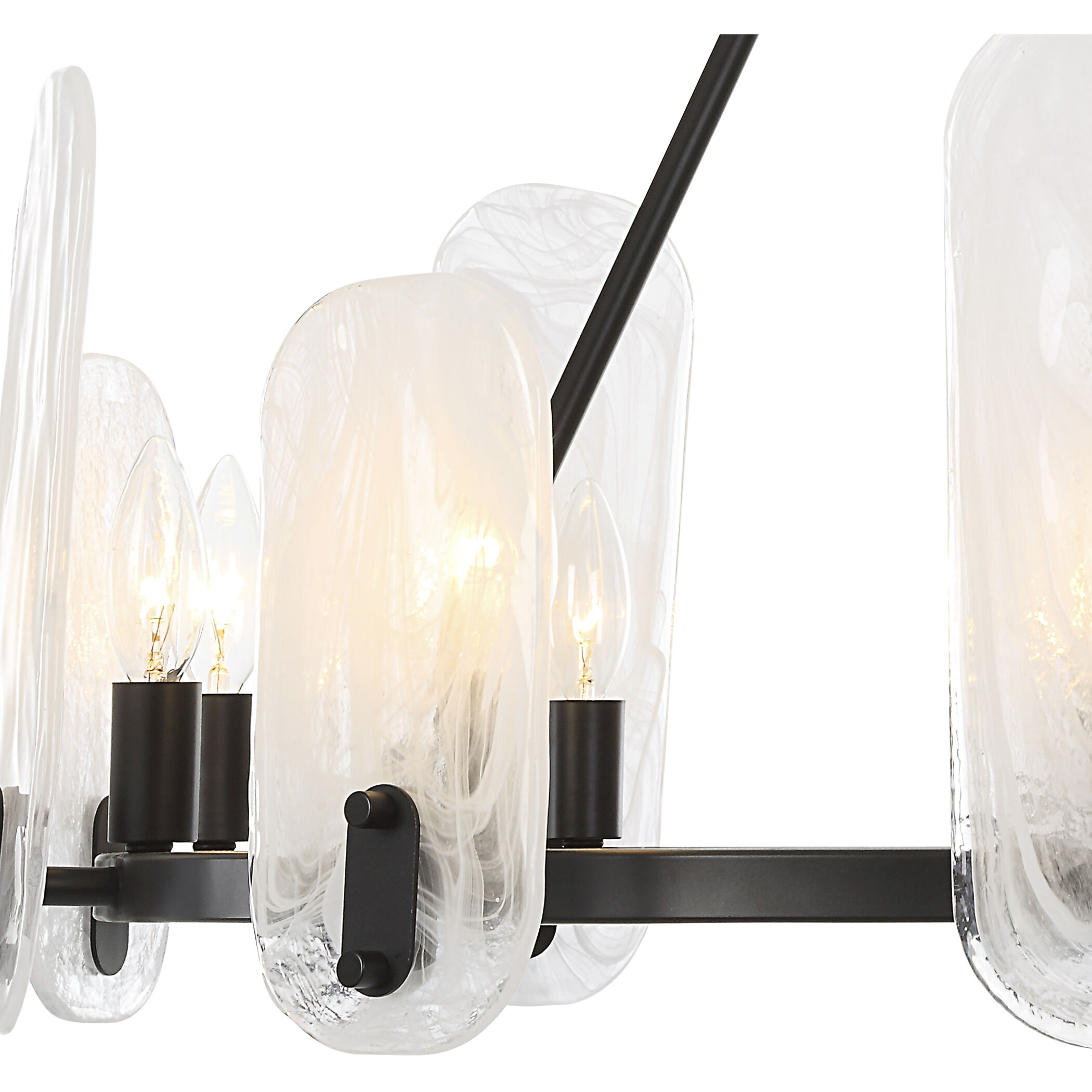 Ellipse 10 Light 28 inch Dark Bronze Chandelier Ceiling Light