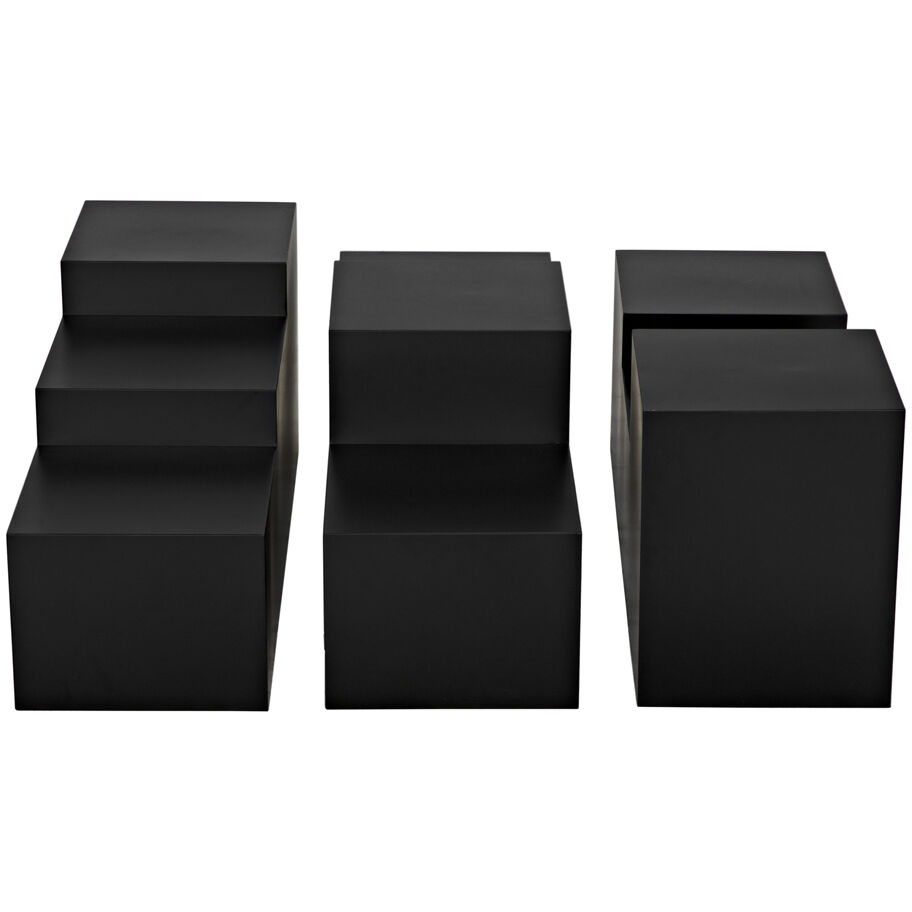 Stein 48 X 48 inch Matte Black Coffee Table