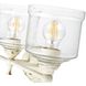 Keating 3 Light 23.88 inch Antique Ivory Vanity Light Wall Light