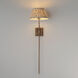 Dunbridge 1 Light 12 inch Weathered Brass Wall Sconce Wall Light