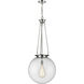 Beacon 1 Light 17.75 inch Polished Chrome Pendant Ceiling Light