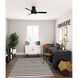 Gilmour 44 inch Matte Black Outdoor Ceiling Fan