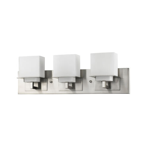Rampart 3 Light 22 inch Satin Nickel Vanity Light Wall Light