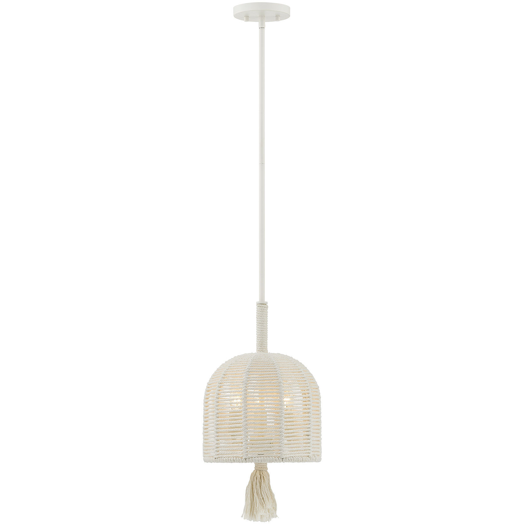Lunara 3 Light 10 inch Cotton Pendant Ceiling Light