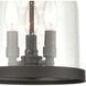Renford 3 Light 8 inch Architectural Bronze Outdoor Pendant