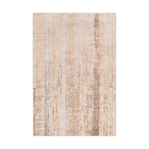 Venezia 87 X 61 inch Camel/Dark Brown/Beige/Medium Gray Rugs, Rectangle
