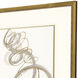 Radiant Spiral Metallic and Neutral Framed Art, The Studio