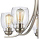 Calistoga 5 Light 25 inch Brushed Nickel Chandelier Ceiling Light